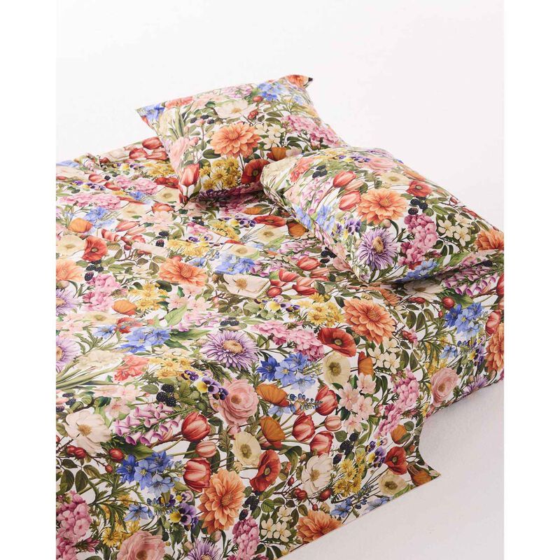 Kip&Co Cottage Garden Organic Cotton Pillowcases 2P Std Set image number 1